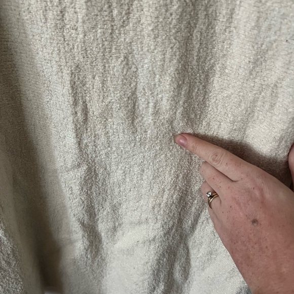 [SOLD] Uzbek Pima Cotton Cardigan in Cream - Picture 7 of 9